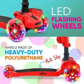 Hurtle ScootKid Red 03